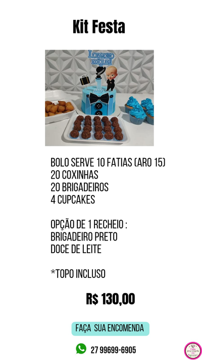 Kit Festa 10 fatias