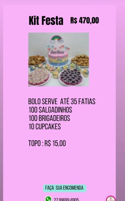 Kit festa 35 pessoas